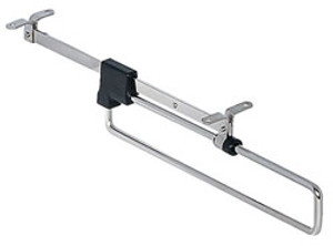 Wardrobe Rail, steel, nickel-plated, 310mm (12 3/16")