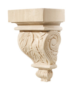 Corbel, Chateau, maple, 5 7/8 x 9"