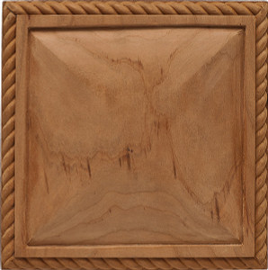 Carved Ornament, Americana, cherry, 5 7/8 x 5 7/8"