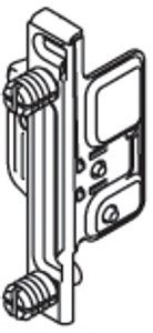Metabox 320M/H/K, 330M/H Clip-On Front Fixing Bracket, Press-In, Left