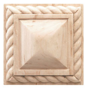 Carved Ornament, Americana, cherry, 2 7/8 x 2 7/8"