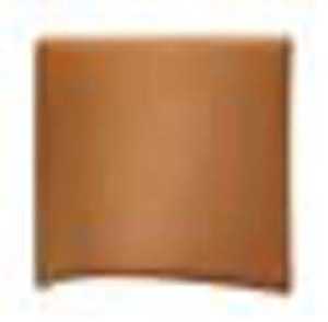 Handle, zinc, leather, toffee, M4, center to center 16mm