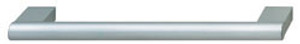 Handle, aluminum, silver colored, center to center 210mm, 240 x 35mm