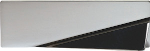 Handle, Bella Italiana, zinc, polished chrome, M4, center to center 128mm Handle, Bella Italiana, zinc, polished chrome, M4, center to center 128mm