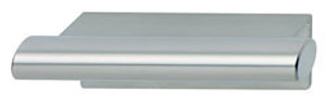 Handle, zinc, nickel-plated matt, M4, center to center 64mm Handle, zinc, nickel-plated matt, M4, center to center 64mm