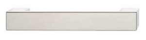 Handle, zinc, chrome polished, M4, center to center 128mm Handle, zinc, chrome polished, M4, center to center 128mm