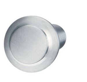 Knob, stainless steel, matt, M4, 30 x 23mm