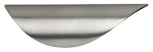 Handle, zinc, nickel matt, M4, center to center 32mm