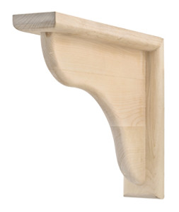 Countertop Support, birch, 2 1/2 x 11 1/4"