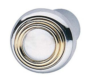 Knob, zinc, chrome polished / gold polished, M4, diameter 28mm Knob, zinc, chrome polished / gold polished, M4, diameter 28mm
