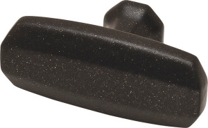 Knob, Paragon, zinc, oil-rubbed bronze, M4, 44 x 19mm