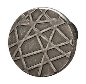 Knob, Springs, zinc, antique pewter, M4, 45mm