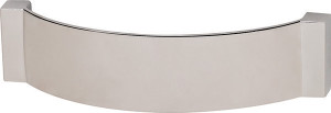 Newport Handle, zinc, chrome polished, M4, center to center 96mm