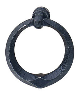 Handle, zinc, antique iron, M4, 45 x 49mm