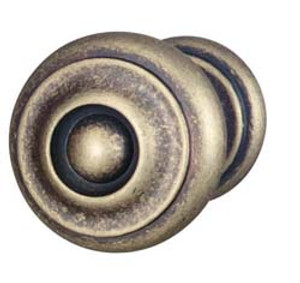 Knob, zinc, antique brass, M4, diameter 25mm Knob, zinc, antique brass, M4, diameter 25mm