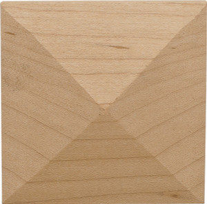 Ornament, dentil, maple, 2 7/8 x 2 7/8 x 3/4" Ornament, dentil, maple, 2 7/8 x 2 7/8 x 3/4"