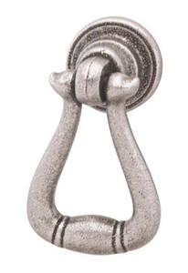 Handle, zinc, pewter, M4, 19 x 52mm