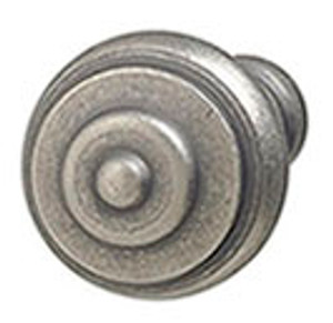 Knob, steel, pewter, 8-32, 35mm