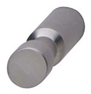 Knob, steel, matt, M4, 12 x 30mm