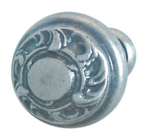 Knob, brass / zinc, pewter, M4, diameter 30mm