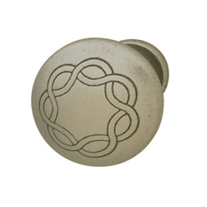 Knob, zinc, pewter, M4, 30 x 22mm