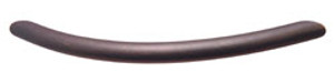 Handle, steel, oil-rubbed bronze, M4, center to center 160mm