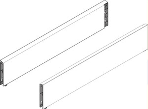 Tandembox Boxcap, For 16" D Height Drawer, Pair