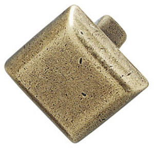 Knob, brass, antique english, M4, 26 x 28mm