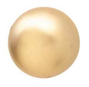 Knob, zinc, matt gold, M4, diameter 25 x 27mm