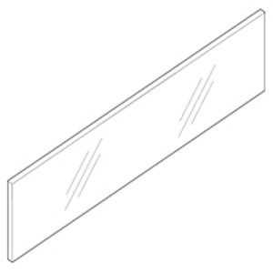 Tandembox Glass Design Element, Tempered & Frosted For 11" D Height Interior Roll Out Drawer, Pair Tandembox Glass Design Element, Tempered & Frosted For 11" D Height Interior Roll Out Drawer, Pair