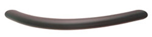Handle, steel, dark oil-rubbed bronze, M4, center to center 96mm