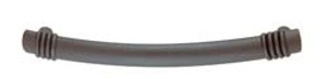 Handle, zinc, oil-rubbed bronze, M4, 128mm