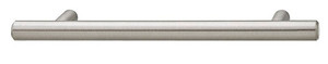 Bar Pull, steel, nickel brushed, 8-32, center to center 160mm
