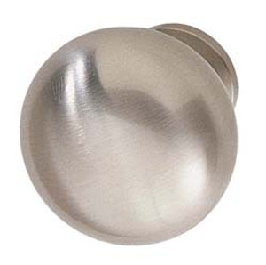 Knob, hollow, brass, nickel brushed, 8-32, 32mm Knob, hollow, brass, nickel brushed, 8-32, 32mm