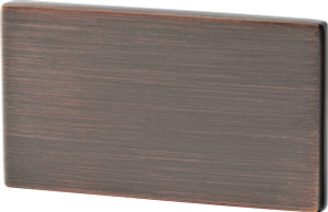 Handle, zinc, oil-rubbed bronze, M4, center to center 16 mm