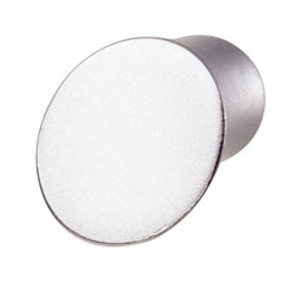 Knob, zinc, chrome matt, M4, diamter 14mm