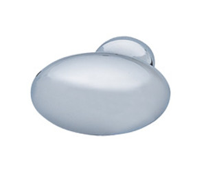 Knob, zinc, chrome polished, M4, diameter 30 x 30mm