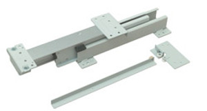 Pull-Out Cabinet Slide, EKU Forte, 3/4 extension, steel, gray, 374lbs, 530mm