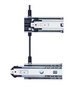 Interlocking Ball Bearing Slide, Accuride C3641/3642, overtravel, full extension, steel, zinc-plated, 16" Interlocking Ball Bearing Slide, Accuride C3641/3642, overtravel, full extension, steel, zinc-plated, 16"