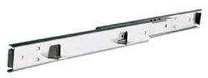 Pull-Out Shelf Slide, Accuride C322, overtravle, full extension, steel, zinc-plated, 100lbs, 20"