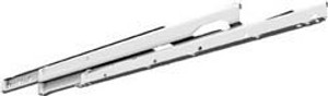 Epoxy Slide, self-closing, full extension, steel, white, 150 lbs, 24 " Epoxy Slide, self-closing, full extension, steel, white, 150 lbs, 24 "
