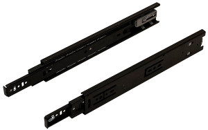 Ball Bearing Slide, Accuride CB3832HDSC, heavy duty self-closing, full extension, steel, zinc-plated black, 100 lbs, 12" Ball Bearing Slide, Accuride CB3832HDSC, heavy duty self-closing, full extension, steel, zinc-plated black, 100 lbs, 12"
