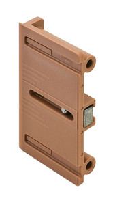 Universal, Inset Drawer Bracket, undermount slide, plastic brown, with no bottom lip Universal, Inset Drawer Bracket, undermount slide, plastic brown, with no bottom lip