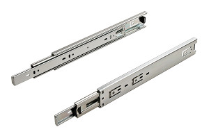 Ball Bearing Slide, C4520-24P, full extension, steel, zinc plated, 100lbs, 600mm