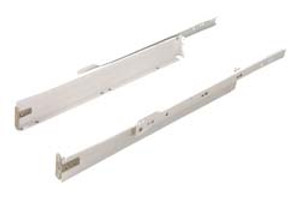 Metal Box System, 2" Height, 3/4 extension, steel, epoxy-coated white, 100 lbs, 18" Metal Box System, 2" Height, 3/4 extension, steel, epoxy-coated white, 100 lbs, 18"