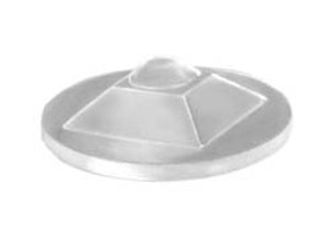 Door Bumper, plastic, clear, 12.7mm diameter (200 PER sheet)