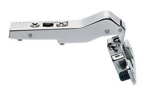Clip Top 45D Diagonal Hinge, Straight-Arm, Self Closing, Press-In, 110D Opening Angle
