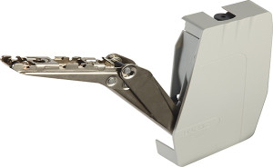Lid Stay, free 3.15 model G, with soft close, steel, nickel plated, plastic, gray Lid Stay, free 3.15 model G, with soft close, steel, nickel plated, plastic, gray