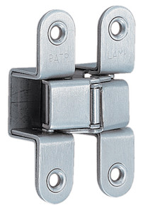 Concealed Hinge, 50 x 11mm, 304 grade, stainless steel, satin