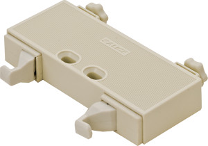 Salice DP5SNB Push, plastic, beige, adjustable latch/adapter double